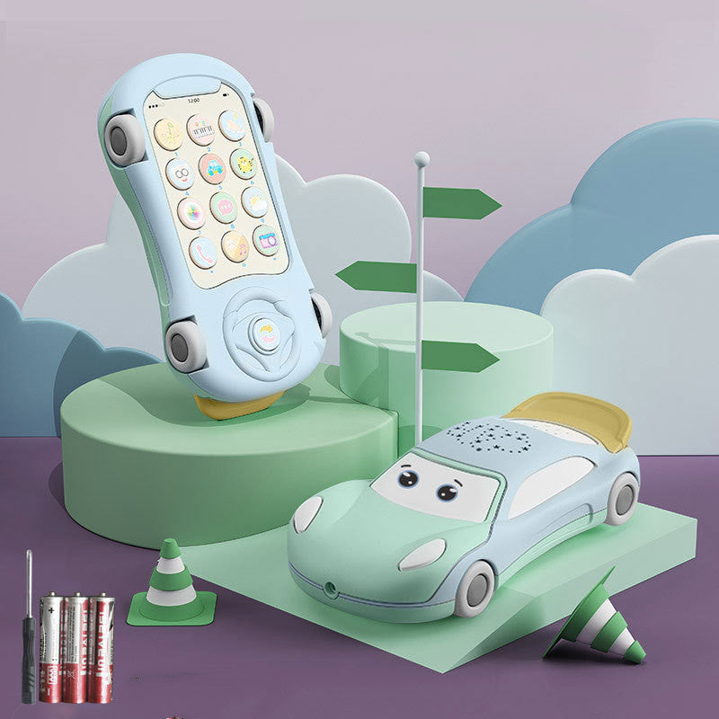 Juguetes Bebe with Luminous Projector Toy Car