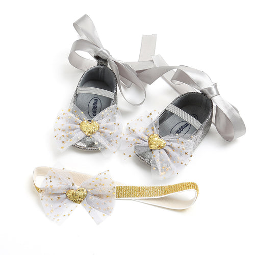 Cute Butterfly Headdress Crown Princess Shoes