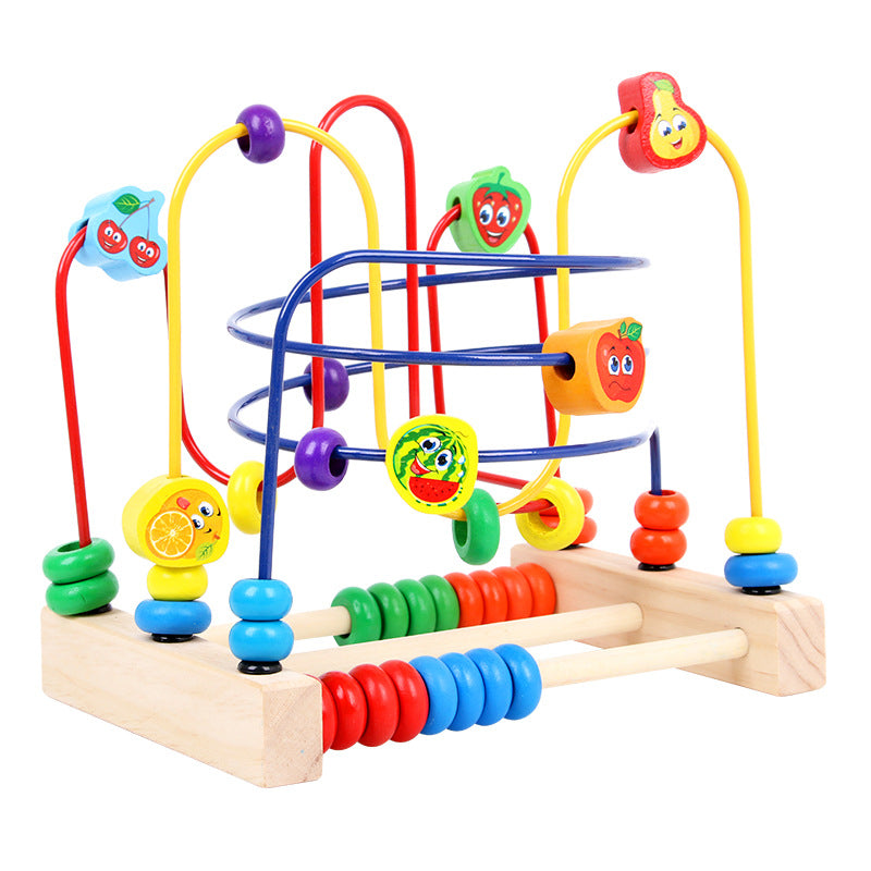 Wooden Number Round Educational Toy