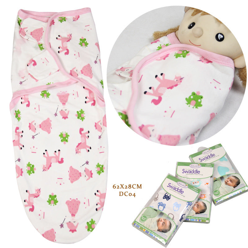 Anti Startled Cartoon Baby Sleeping Bag