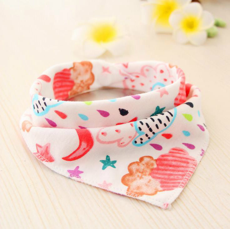Waterproof Triangle Cotton Baby Bibs