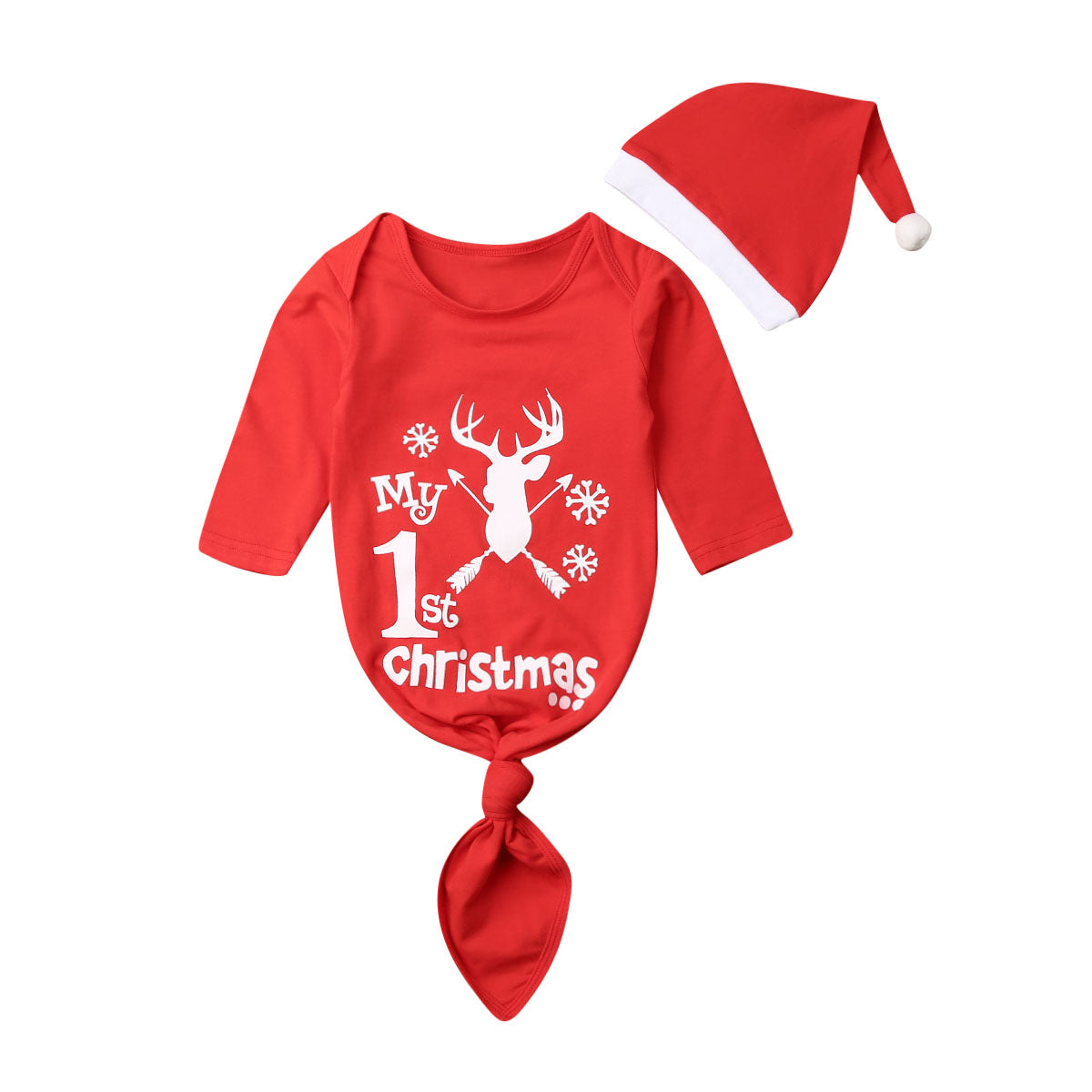 Christmas Deer Head Solid Sleeping Bag
