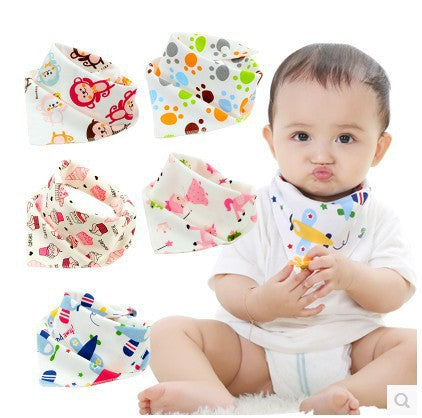 Waterproof Triangle Cotton Baby Bibs