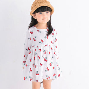 Girl Cute Print Flower Dress