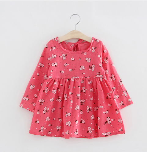 Girl Cute Print Flower Dress