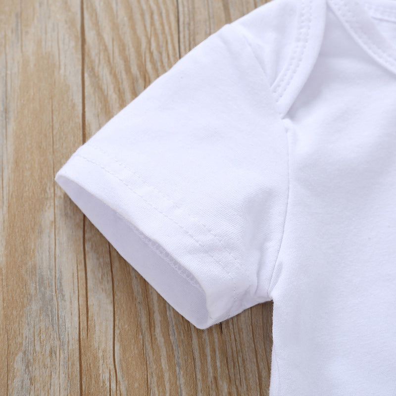 Baby Short Sleeve Triangle Romper