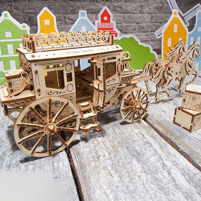 Hand Wood Assembled toys