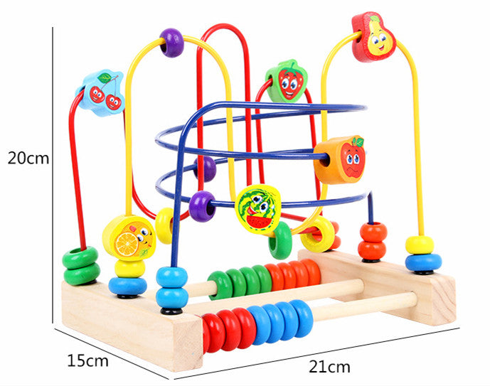 Wooden Number Round Educational Toy
