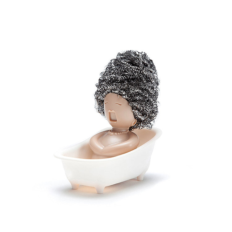 Bathtub Shape Cleaning Ball Arrangement Rack