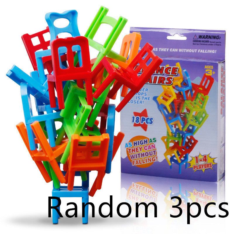 Board Game Balance Chairs Stacking Game