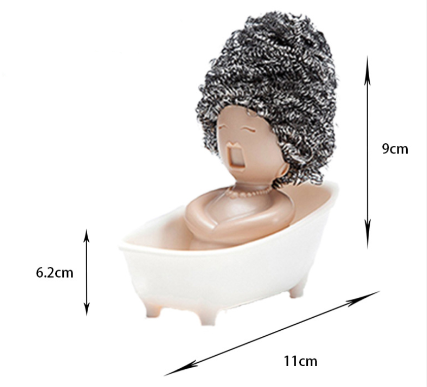 Bathtub Shape Cleaning Ball Arrangement Rack