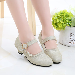 Artificial Leather Rubber Crystal Shoes