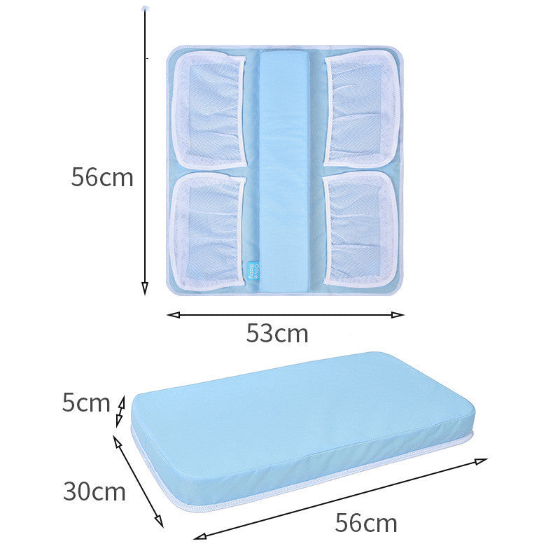 Foldable Bathtub Kneeling Mat Suction Cup