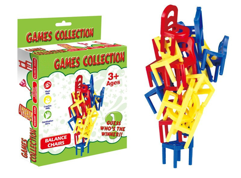 Board Game Balance Chairs Stacking Game