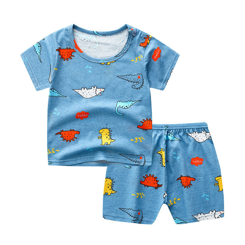 Short-sleeved Shorts Two-piece Suit