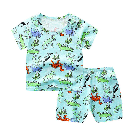 Short-sleeved Shorts Two-piece Suit