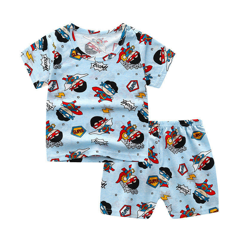 Short-sleeved Shorts Two-piece Suit