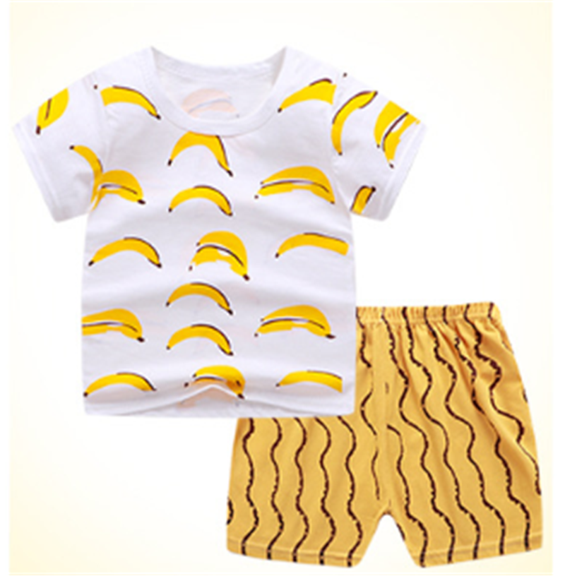 Short-sleeved Shorts Two-piece Suit