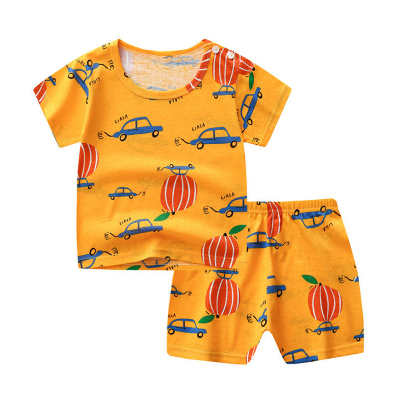 Short-sleeved Shorts Two-piece Suit