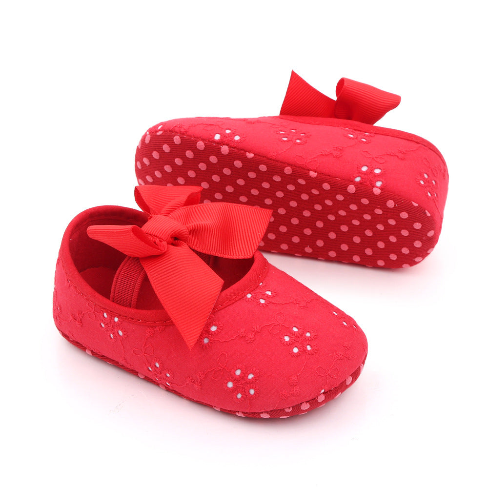 Cute Bow Princess Baby Shoes