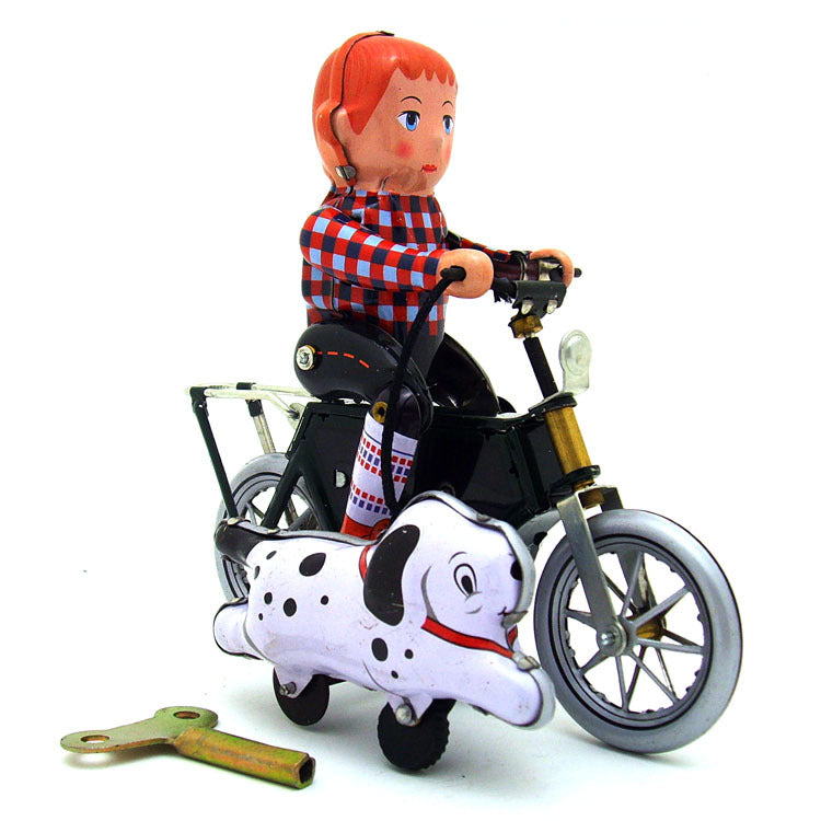 Kids Walking Dog Iron Toy