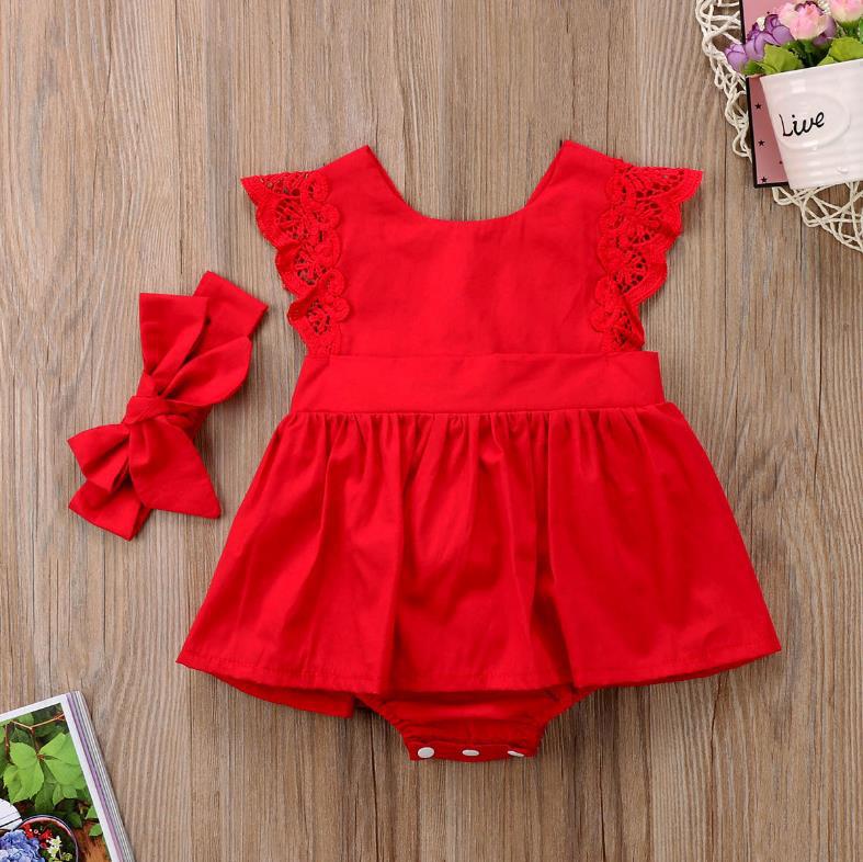 Flying Sleeve Bow Headdress Romper