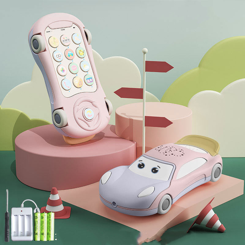Juguetes Bebe with Luminous Projector Toy Car