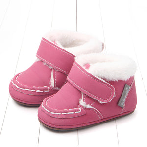 Keep Warm Prevent Slip Velcro Shoes