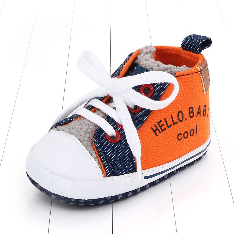 Color Matching Letters Walking Shoes
