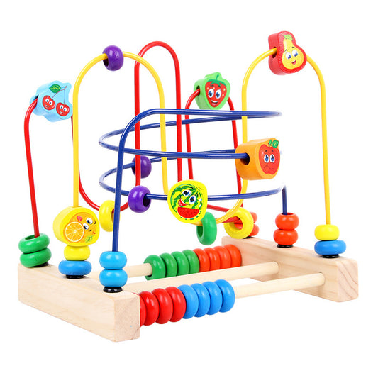 Wooden Number Round Educational Toy