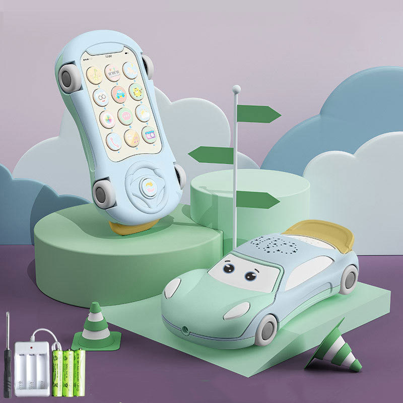 Juguetes Bebe with Luminous Projector Toy Car