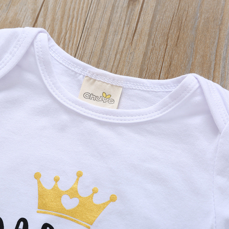 Baby Short Sleeve Triangle Romper