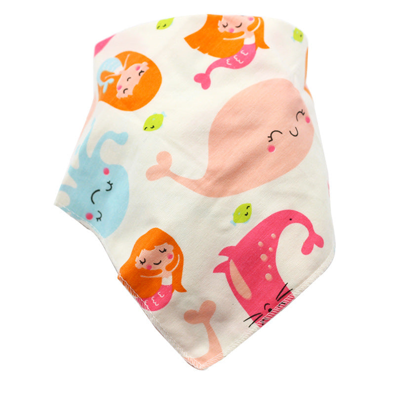 Waterproof Triangle Cotton Baby Bibs