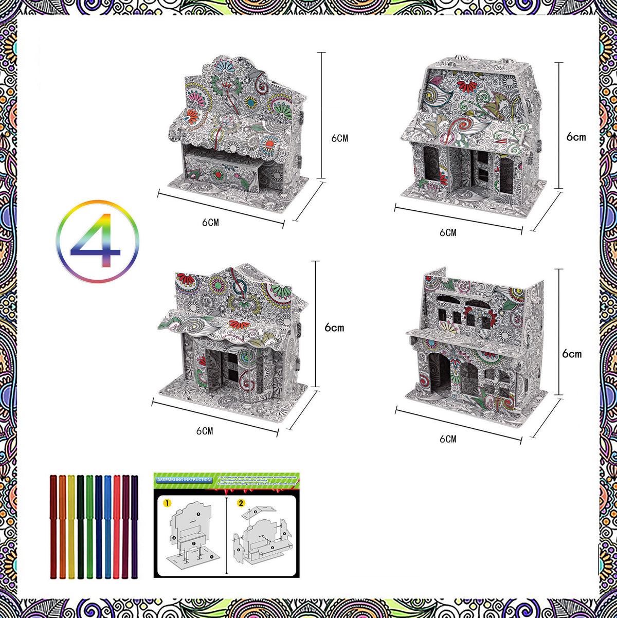 3D DIY Puzzle Educational toys