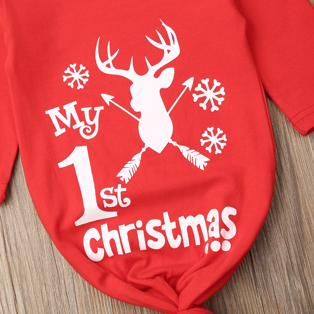 Christmas Deer Head Solid Sleeping Bag