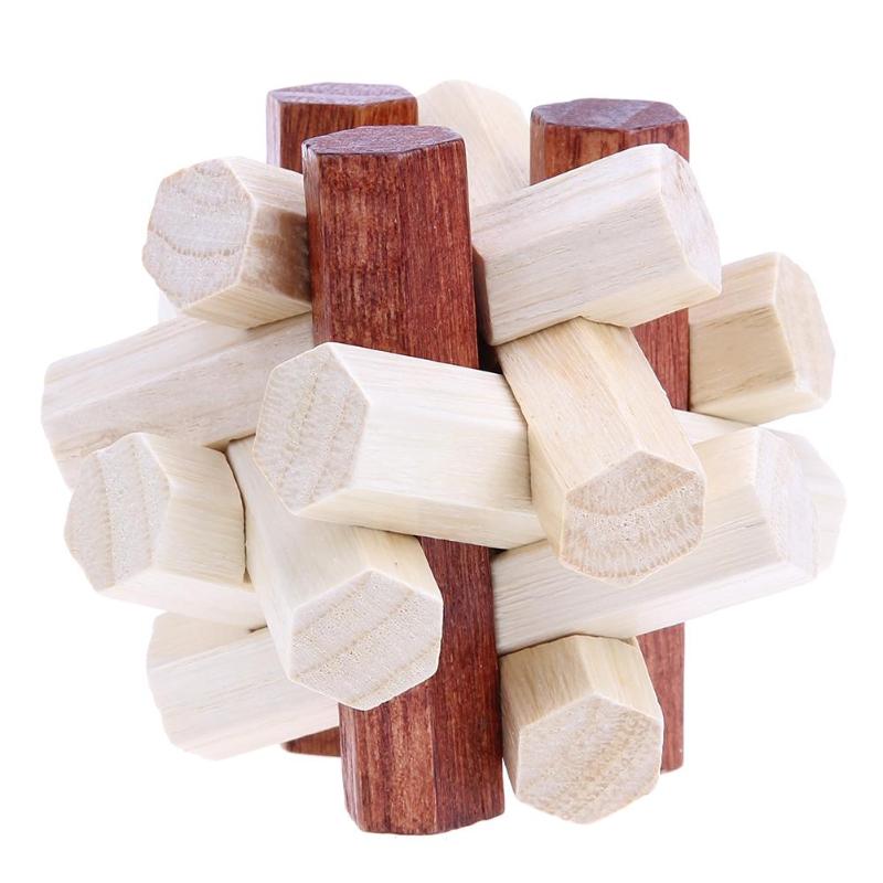 Kongming 3D Wooden Puzzles Luban Lock