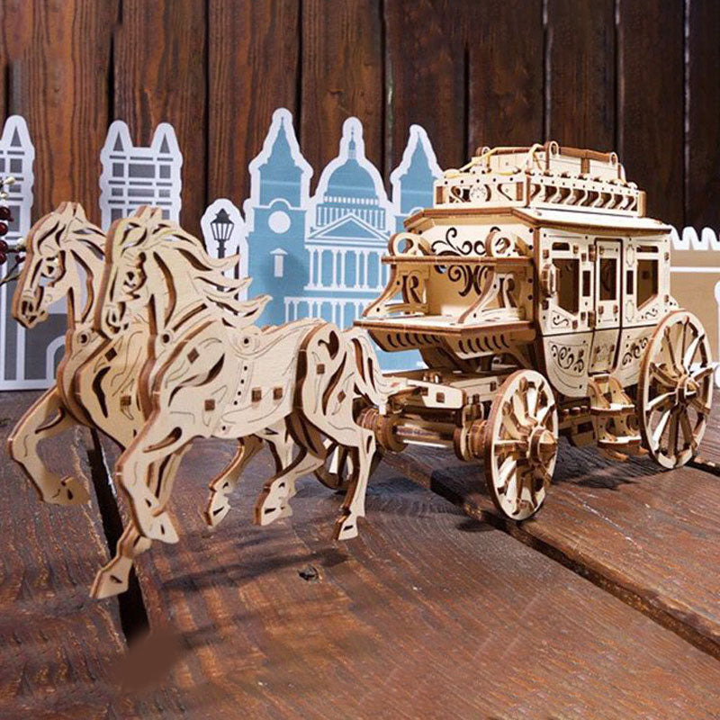 Hand Wood Assembled toys