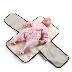 Portable baby changing diaper pad diaper bag