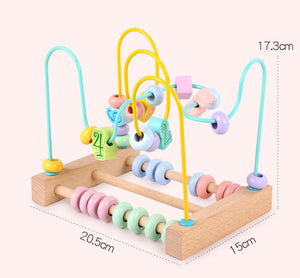Wooden Number Round Educational Toy