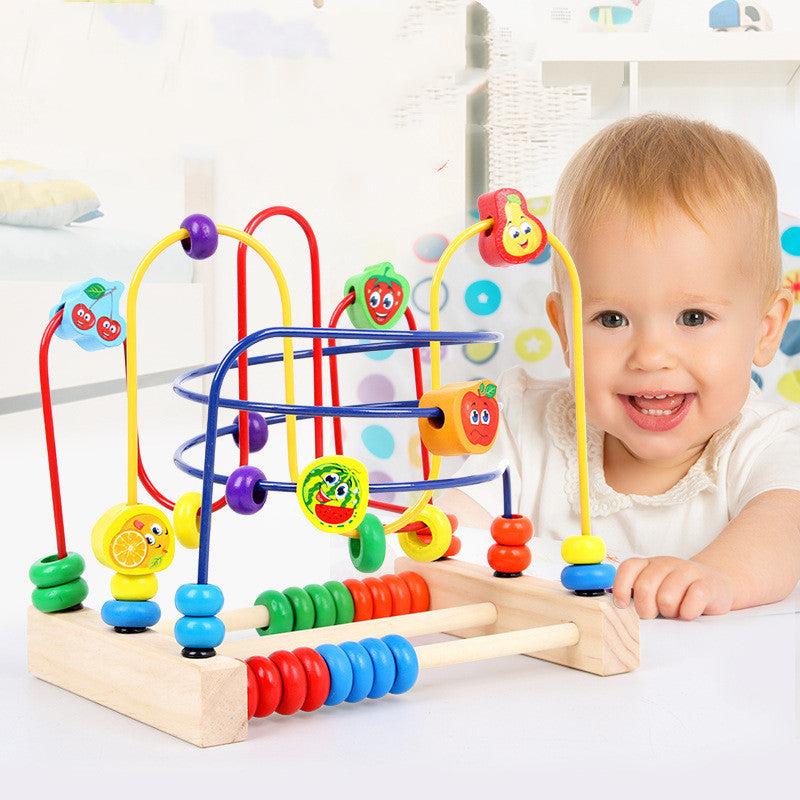 Wooden Number Round Educational Toy