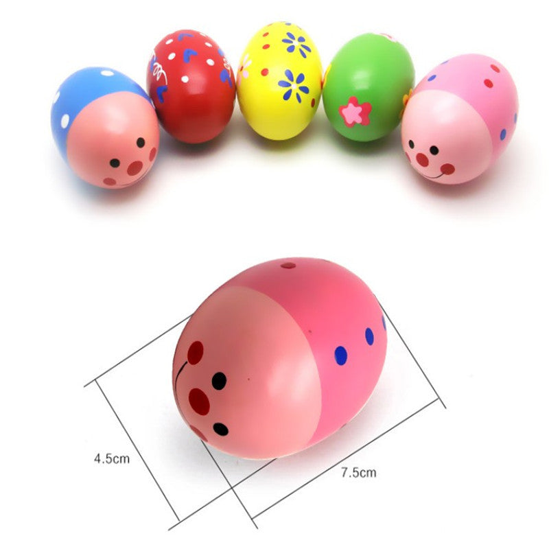 Children's Wooden Sand Hammer Toys