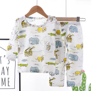 Children's Cotton Home Wear Pajamas Set