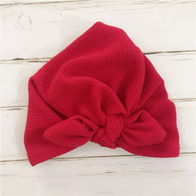 Solid Color Bow baby Hat