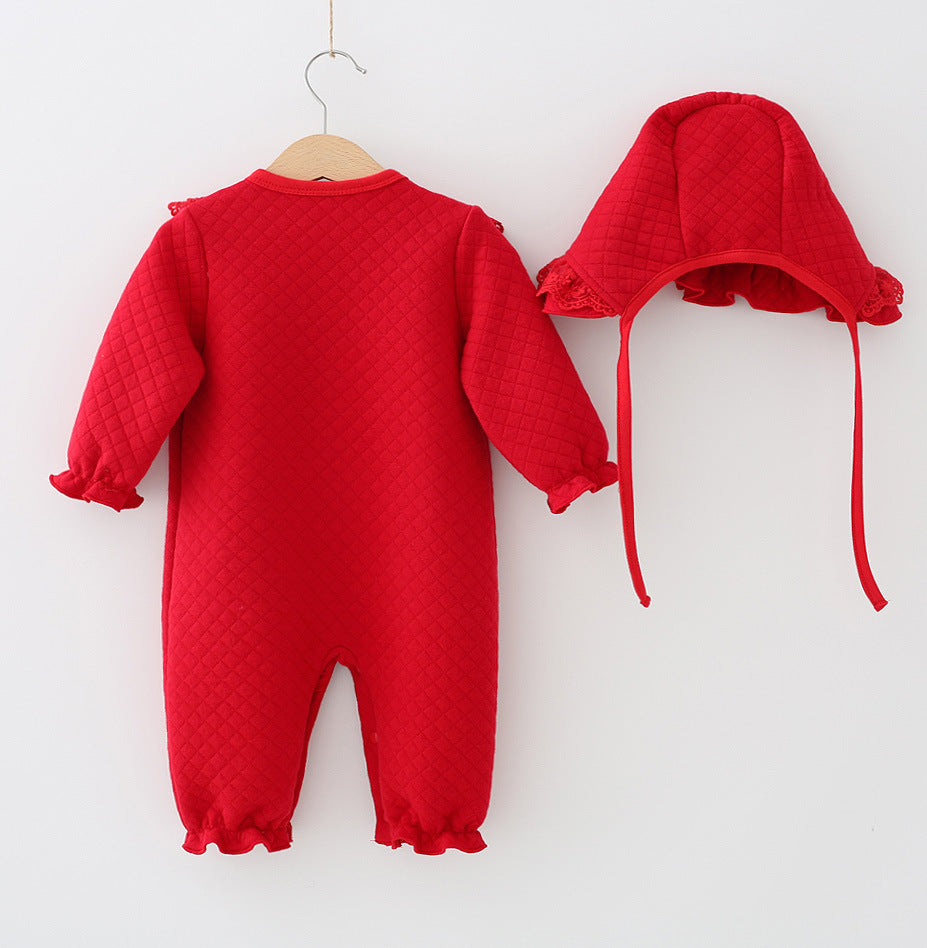 Long-sleeved jumpsuit