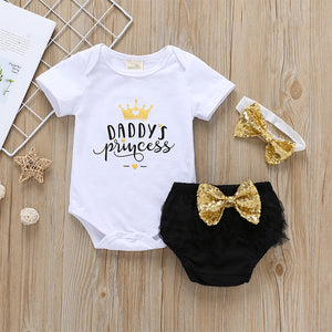 Baby Short Sleeve Triangle Romper