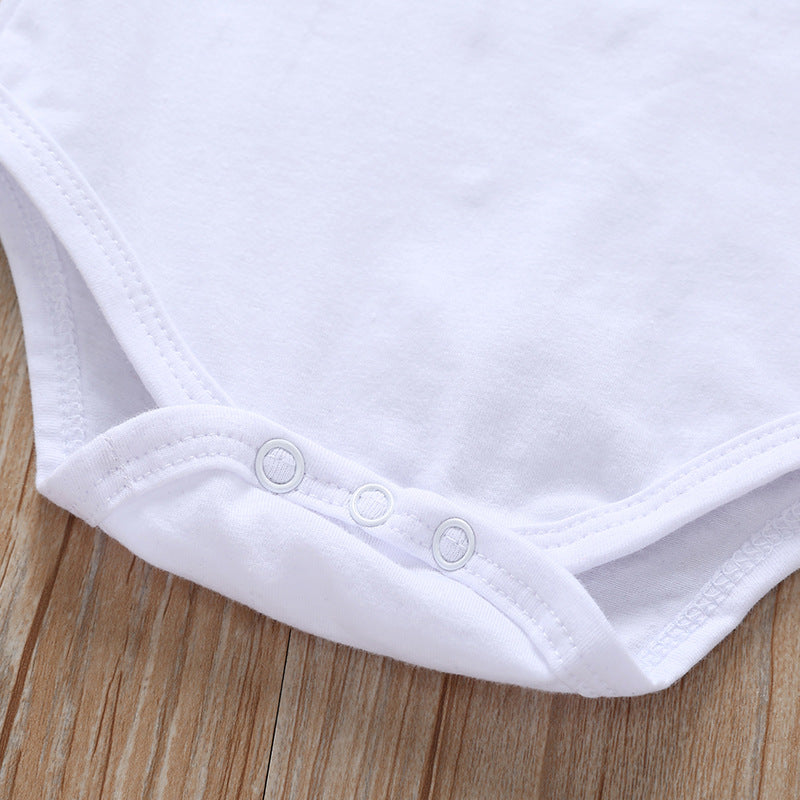 Baby Short Sleeve Triangle Romper