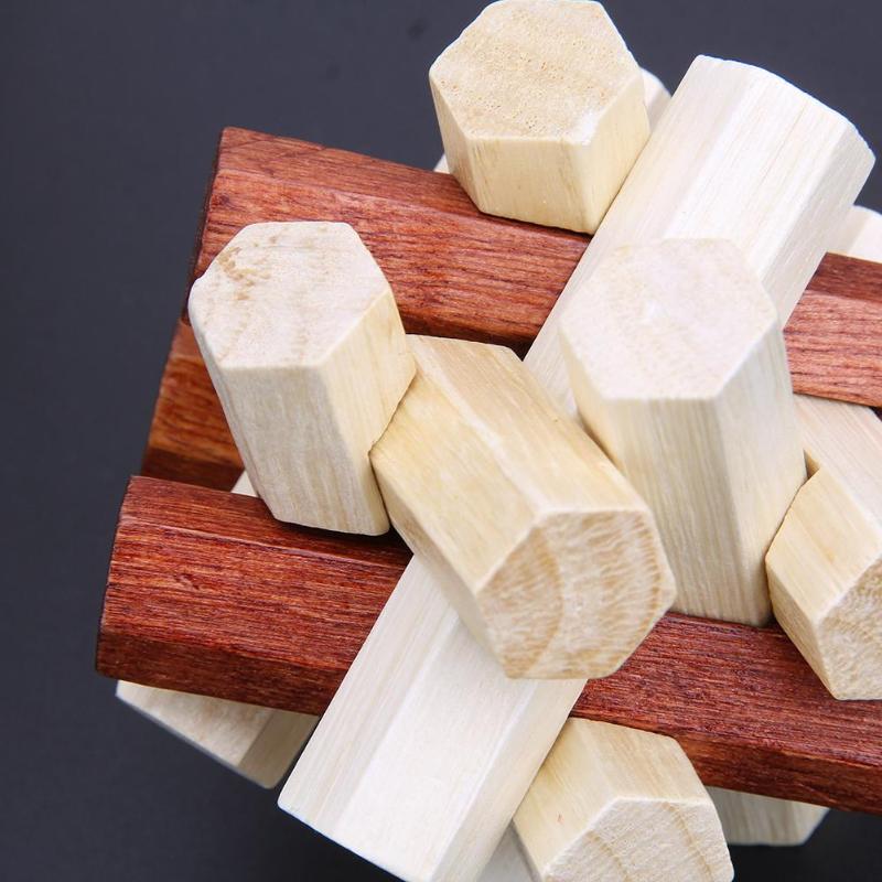 Kongming 3D Wooden Puzzles Luban Lock
