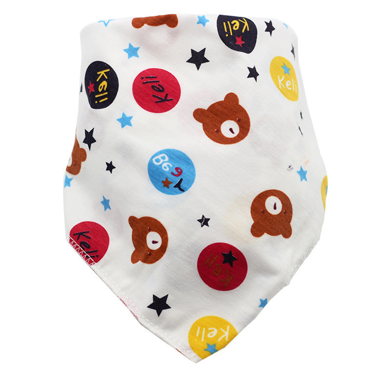 Waterproof Triangle Cotton Baby Bibs