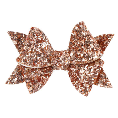 Sequins Glitter Windmill Bow Hairpin