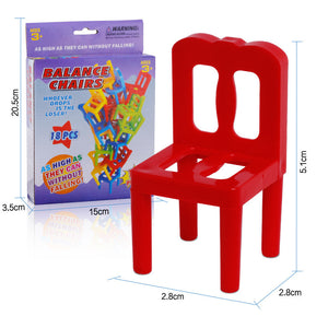Board Game Balance Chairs Stacking Game
